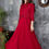 Thumbnail: Premium Reyon full flare pattern Gown paired up with work jacket.