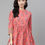 Thumbnail: Peach- Coloured and off white regular A-line top