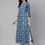 Thumbnail: Blue and White Mandarin collar kurti