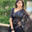 Thumbnail: DESIGNER STYLE SAREE FOR PARTY WEAR BLACK SEQUENCE SAREE