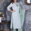 Thumbnail: embroidered kurti with lace dupatta