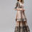 Thumbnail: Women Cream Ethnic Motifs Layered Gotta Patti  Kurta with Sharara & Dupatta