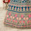 Thumbnail: blissful blue designer lehenga