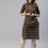 Thumbnail: Black & Olive Green Ethnic Motifs Printed Cotton Kurta