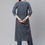 Thumbnail: Leheriya printed Round neck, three-quarter sleeve