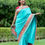 Thumbnail: Silk saree  With kashmiri embroidered work
