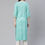 Thumbnail: Green & White Leheriya Printed Gotta Patti Kurta