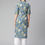 Thumbnail: Teal Green Three-quarter, roll-up sleeves Straight shape with regular style