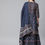 Thumbnail: Navy blue printed Kurta with Sharara with dupatta
