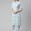 Thumbnail: Ethnic motifs printed Straight shape Mandarin collar, three-quarter sleeves