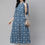 Thumbnail: Blue and White Mandarin collar kurti