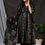 Thumbnail: Beautiful  Black Khari Gold Print Angrakha Kurta Set with pant