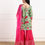 Thumbnail: Cotton printed kurti with sharara and organza dupatta