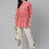 Thumbnail: Peach- Coloured and off white regular A-line top