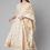Thumbnail: Cream-coloured printed Kurta with Trousers with dupatta