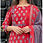 Thumbnail: Beautiful Red cotton suit