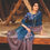 Thumbnail: 3D Velvet Chiffon Saree