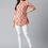 Thumbnail: Peach-coloured and white floral printed opaque Casual shirt