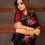Thumbnail: Digital printed organza saree