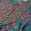 Thumbnail: Green and pink floral printed Anarkali shape with layered style
