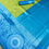 Thumbnail: Sky blue with green banarasi saree