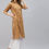 Thumbnail: Women Mustard Yellow & Pink Ethnic Motifs Printed  Kurta