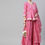 Thumbnail: Pink & White Printed Ready to Wear Lehenga & Blouse With Dupatta