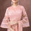 Thumbnail: Georgette bell sleeves ready to wear saree