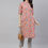 Thumbnail: pink and grey Floral printed A-line Kurta