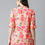 Thumbnail: Peach-coloured and green regular shirt style top