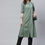 Thumbnail: Green-Coloured Ethnic Motifs Printed Floral Kurta
