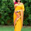 Thumbnail: Silk saree  With kashmiri embroidered work