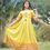 Thumbnail: Heavy proseen golden adda work gown