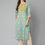 Thumbnail: Blue printed Kurta with Trousers