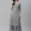 Thumbnail: White and navy blue kurta