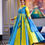 Thumbnail: Flaired long gown with chhiffon dupatta