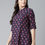 Thumbnail: Navy blue and pink shirt style top