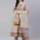 Thumbnail: White printed Kurti with Trousers with dupatta