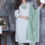 Thumbnail: embroidered kurti with lace dupatta
