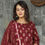 Thumbnail: Cotton anarkali kurti with pant and dupatta