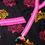 Thumbnail: Black, pink and mustard yellow  printed straight kurta
