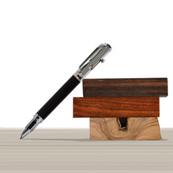 Bolt Action ballpoint pen Ebony wood