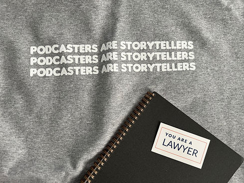Podcasters Storytellers grey Sweatshirt.jpeg