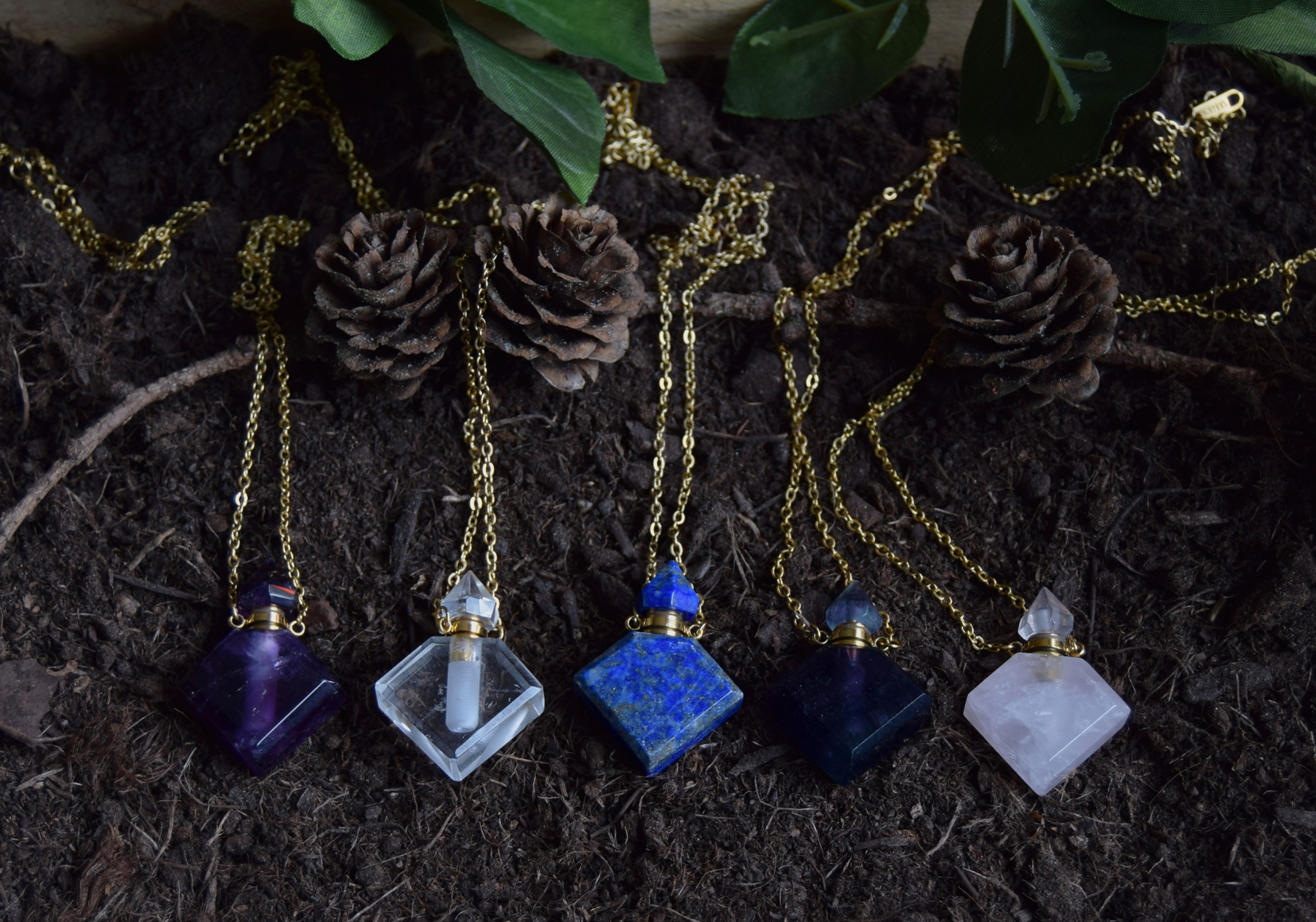 magick potion necklace * lapis lazuli