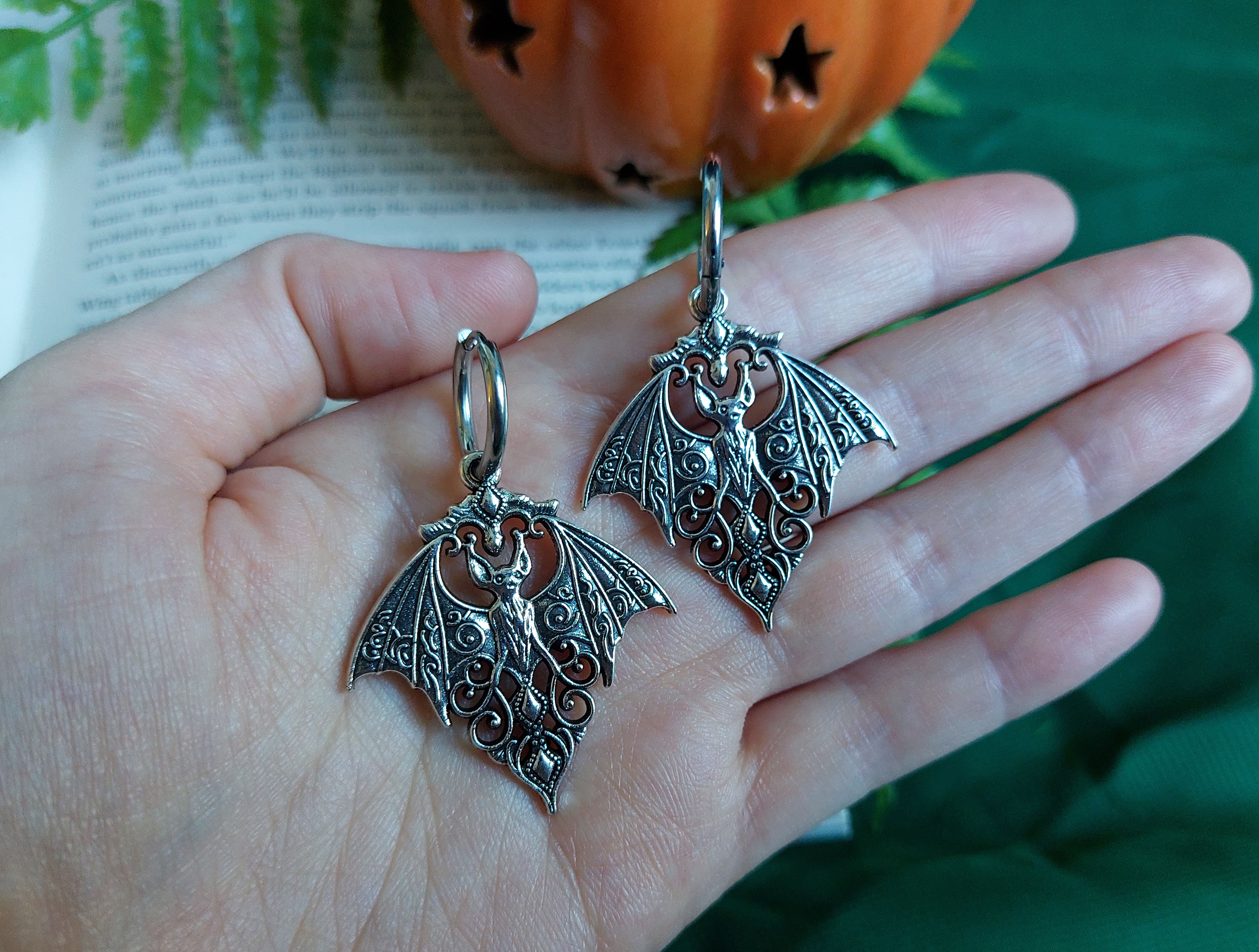 oorbellen 'chimère' (halloween special!)
