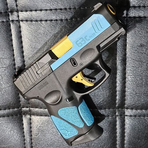 Taurus G3C Cerakote Gold - Custom Blue_2.jpg