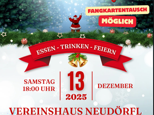 Weihnachtsfeier inkl. Fangkartentausch