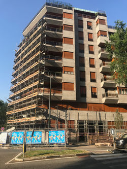 Facciata condominiale restauro