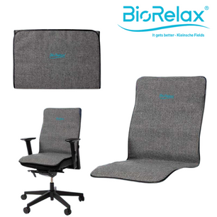 Die BioRelax Sitzauflage unterstützt Sie dabei, entspannter zu sitzen und gleichzeitig Ihre Zellen mit neuer Energie zu versorgen.