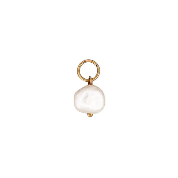 Jewellery, jewelry, Charm Necklace Pearl Charm Earring, Gold, Vermeil, Gold Plated, Silver, Waterproof